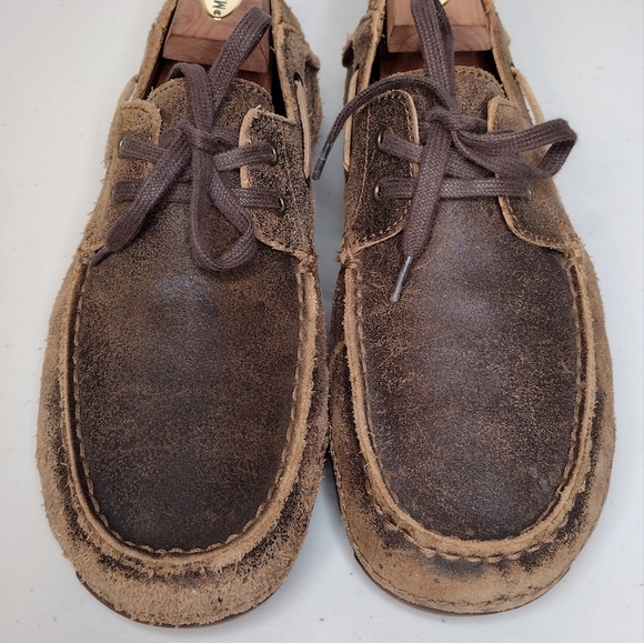 Ariat 4LR Gleeson Suede Leather Driving Moccasin Slip On Loafers Size 10D - Picture 8 of 12